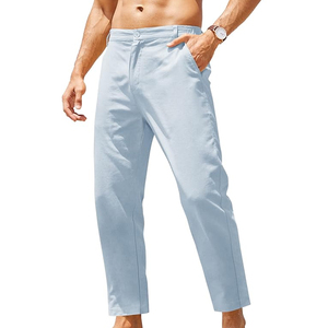Pantalon pour homme de style décontracté de haute qualité, taille haute, tissu écologique pour un confort optimal, apparence quotidienne raffinée - Product Image 5