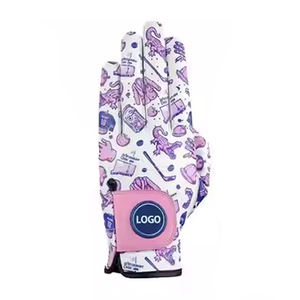 Gants de golf en peau de mouton respirante et douce de qualité supérieure avec logo personnalisable antidérapant Super Gripe Impression OEM - Product Image 3