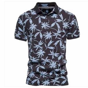 T-shirt pour homme en polyester/coton imprimé par transfert thermique personnalisé, tissu 220g, coupe classique, respirant et écologique - Product Image 4