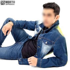 แจ็กเก็ตยีนส์ระบายอากาศได้ดีสำหรับผู้ชายแจ็กเก็ตเดนิมระบายอากาศได้ดีสินค้ามาใหม่ดีไซน์ไม่เหมือนใคร - Product Image 6