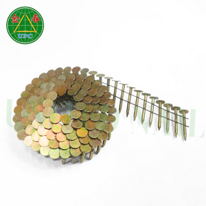 Clavos para techos de bobina de acero de alta resistencia de uso profesional Tipo de vástago liso Cabeza a cuadros duradera para proyectos de techos - Product Image 6