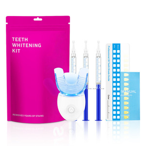 Kit de Blanqueamiento Dental Láser con Guía de Tonos, Gel Blanqueador Rápido, Elimina Manchas de Tabaco y Café, Kit Dental Seguro para el Hogar (Plástico) - Product Image 1