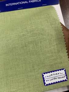 Tissu en lin naturel de qualité d'exportation, largeur 58, mélange polyester/coton pour la confection de robes pour hommes et femmes - Product Image 3