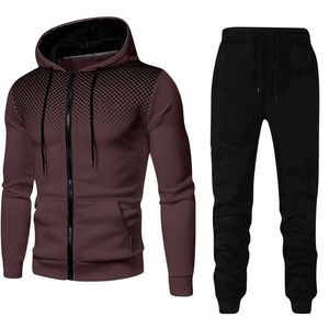 ชุดกีฬาลำลองสำหรับผู้ชายชุดวิ่งขนแกะระบายอากาศได้ดีพิมพ์ลายแบบปกติสำหรับวิ่งจ๊อกกิ้งวิ่ง - Product Image 5