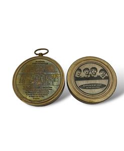 Boussole solaire de poche vintage, décoration nautique artistique, laiton et verre, accessoires de bureau polyvalents, décoratifs et compacts - Product Image 3