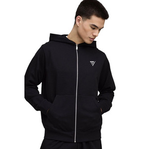 เสื้อฮู้ดมีซิปสำหรับผู้ชายเสื้อสเวตเชิ้ตผ้าฟลีซมีฮู้ดผ้าฝ้ายมาใหม่รุ่นพื้นฐาน100% สำหรับฤดูหนาว - Product Image 1