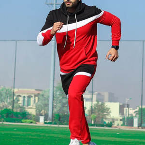 Survêtement en polaire technique coupe-vent pour hommes personnalisé OEM Ensemble de pantalons de survêtement à capuche zippé Ensemble de jogging surdimensionné Vêtements de sport de gymnastique - Product Image 4