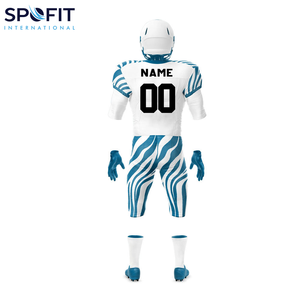 ชุดทีมฟุตบอลอเมริกันแบบมืออาชีพ พิมพ์ลายคุณภาพสูง แห้งเร็ว ระบายอากาศได้ดี น้ำหนักเบา สวมใส่สบาย แขนสั้น - Product Image 3