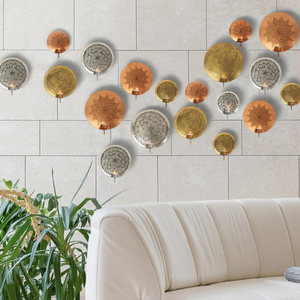 Support de lampe à thé en fer doré poli de luxe avec design standard, parfait pour la maison et les événements, objet décoratif haut de gamme - Product Image 5