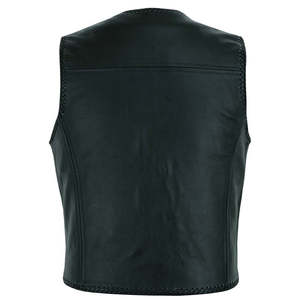 Chaleco de Cuero, Estilo Limpio, Ligero y Cómodo, Opción de Logotipo Personalizado, para Combinar en Capas, Estilo Moderno y Uso Diario - Product Image 6