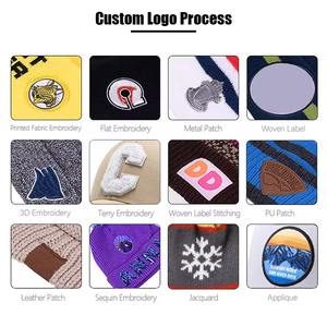 2025 tendance produit haute qualité broderie personnalisée Logo classique hiver chapeaux tricot bonnets bonnet chapeau avec logo personnalisé - Product Image 5
