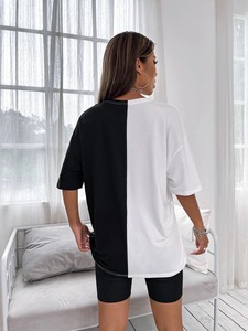 Camisetas de manga corta para mujer, ropa informal con logotipo personalizado y talla, el mejor estilo, superventas - Product Image 4