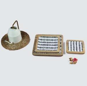 Nouvelle arrivée Décoration de Noël Plateau de service en bois au design classique pour hôtel, restaurants et cuisine à domicile - Product Image 2