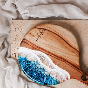 Tabla de quesos de madera y resina de estilo elegante, fabricante y exportador, Decoración de mesa y fiesta de boda, tabla de cortar usada para Cocina - Product Image 2