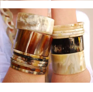 Bracelet en corne naturelle fait à la main en Inde, design personnalisable, avec amour et meilleur design, bracelet en corne - Product Image 6