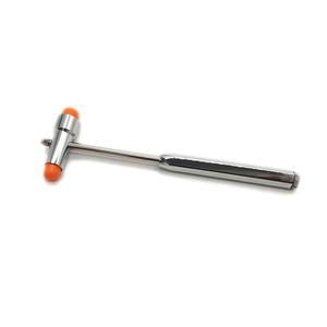 Martillo de percusión neurológico de grado quirúrgico con cabeza de goma en forma de martillo y cuerpo de acero inoxidable - Product Image 3