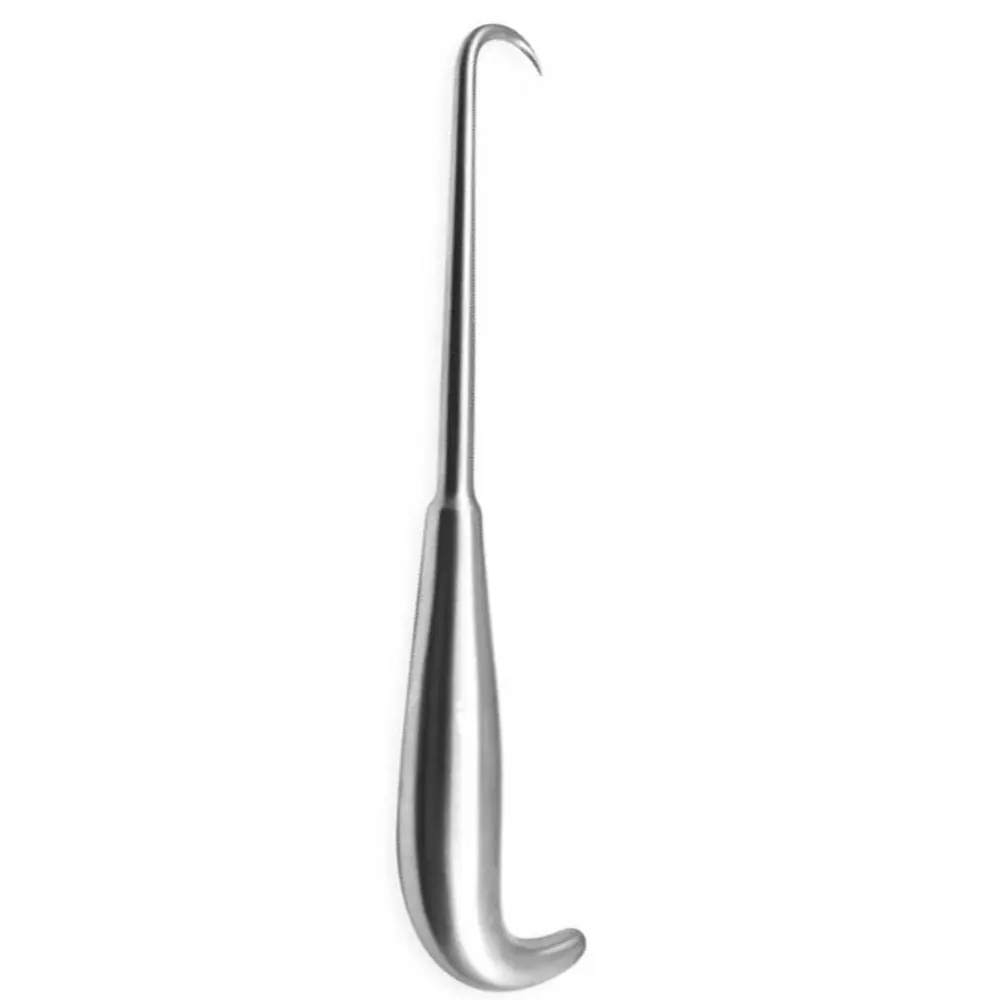 Ortho pä discher Knochen haken 23cm gebogene Spitze Polnisches Finish Single Ended Delicate Ortho Surgery Knochen haken Instrumente Premium-Qualität