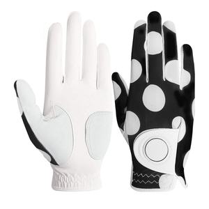 ถุงมือกอล์ฟสำหรับผู้ชายและผู้หญิง, ถุงมือกอล์ฟมืออาชีพหนังแท้น้ำหนักเบาสวมใส่สบายพร้อมสัมผัสการตกแต่ง - Product Image 1