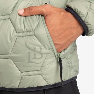 Chaquetas acolchadas ligeras personalizadas para hombre, chaquetas impermeables con capucha para exteriores, chaquetas de aventura de invierno para hombre, servicio OEM - Product Image 3
