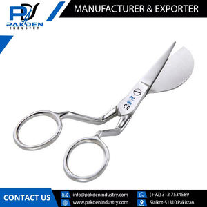 Des ciseaux appliqués assortis en acier inoxydable de haute qualité fabriqués au Pakistan, à manche plié/dernier Design de ciseaux appliqués assortis - Product Image 2