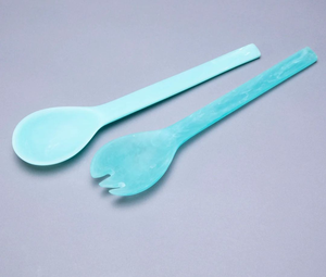 Nouveauté : Ensemble de cuillères en résine artistique, faites à la main, écologiques, colorées, décoration de table à manger, collection de fête, artisanat Saniya - Product Image 3