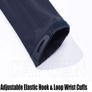 Chaquetas de invierno de concha blanda más vendidas de alto rendimiento Chaquetas de cremallera completa Softshell de poliéster 100% con diseño personalizado - Product Image 3