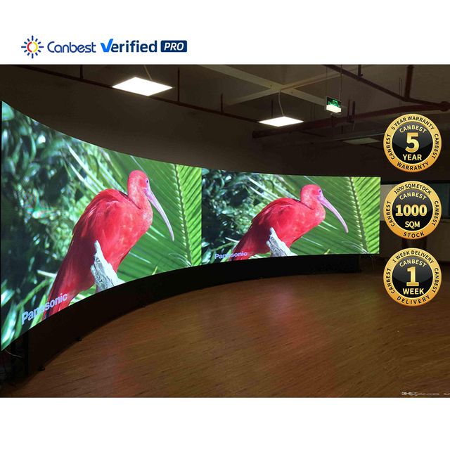 P4 P3 P1.8 P2 P2.5 Indoor Pantalla Led Flexible Curvada Big Circle Circular Tradeshow Round Led Display Screen Board