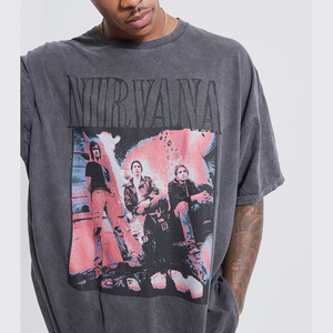 T-shirt unisexe surdimensionné délavé à l'acide T-shirt grunge esthétique vintage avec tissu en coton doux pour hommes et femmes - Product Image 6