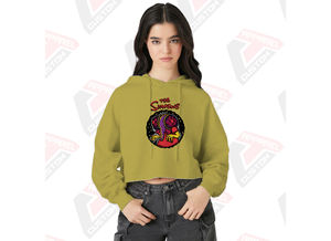 Stylish and Cozy Men's 100% Cotton Winter Crop Hoodie with Embroidered Digital Printing Perfect Lightweight Layering - Product Image 4