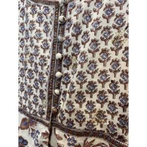 VESTIDO ANOKHI ANARKALI - POETRY, Ropa Étnica India de Algodón y Georgette Dibujada a Mano, Estilo Pakistaní, Salwar Kameez - Product Image 4