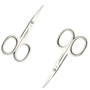 Tijeras de Uñas Profesionales de Acero Inoxidable de Alta Calidad con Hoja Curva, para Manicura y Pedicura de Precisión, Uso en Salón y Hogar - Product Image 6
