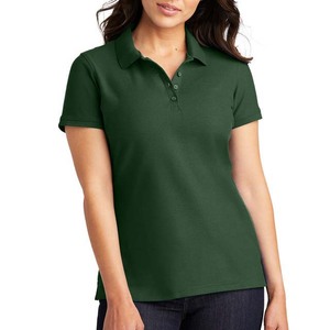 Polos de mujer de alta calidad, camiseta transpirable de algodón y poliéster Spandex que absorbe la humedad, ropa deportiva, ropa informal de entrenamiento - Product Image 1