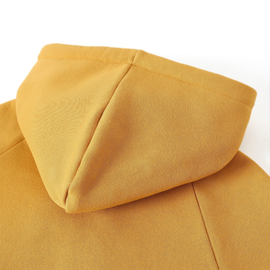 Sweat à capuche classique en chenille Omega Gold unisexe, polaire épais, col en V à lacets, poche kangourou, hiver, 100% coton biologique, urbain - Product Image 6