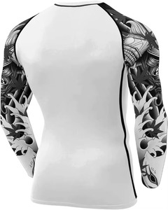 Rashguard de BJJ Personalizado con Impresión Digital 3D, Transpirable y Ecológico para Hombre, Manga Larga, Compresión, Corte Regular, Personalizado para Artes Marciales - Product Image 5