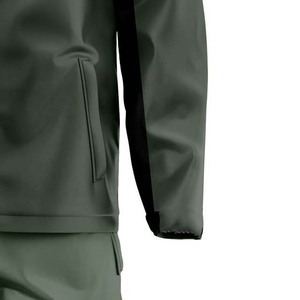 Personnalisé 450g Imperméable Hommes Coupe-Vent Sportswear Veste À Capuche Coupe-Vent Broderie Patchwork Mode Couverture De Pluie Extérieure - Product Image 5
