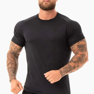 Men's Summer Fitness Gym Athletic <b>Shirts</b> Sport <b>T</b>-<b>Shirt</b> Hight Quality Polyester Workout <b>Muscle</b> Plain Print <b>T</b> <b>Shirt</b> for Men - Product Image 5