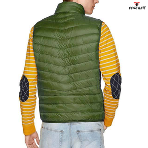 Gilet matelassé réversible pour homme, conçu sur mesure, formel, printemps, extérieur, imperméable, respirant, coupe-vent, chaud, 100% polyester, anti-UV - Product Image 2