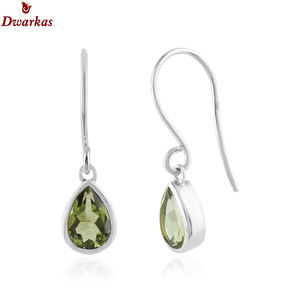 925 argent sterling forme de poire labradorite pierres précieuses boucles d'oreilles ODM OEM fournisseur bijoux - Product Image 6