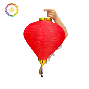 Linterna de seda vietnamita hecha a mano de primera calidad-Artesanía tradicional con precio de fábrica - Product Image 5