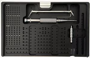 Kit d'instruments orthopédiques vétérinaires avec source d'alimentation manuelle à plaque de verrouillage de 1.6mm pour les cliniques animales - Product Image 6