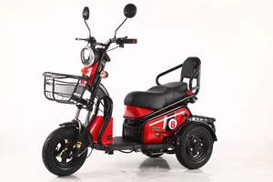 รถสามล้อไฟฟ้า 48V สำหรับผู้ใหญ่สองที่นั่ง พร้อมมอเตอร์สำหรับผู้โดยสาร สินค้าใหม่พร้อมขาย - Product Image 2