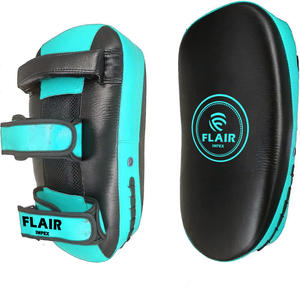 Almohadillas de entrenamiento de kickboxing y artes marciales de cuero genuino con logotipo personalizado de alta calidad, productos de boxeo al por mayor - Product Image 2