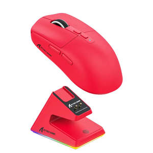 เมาส์เกมมิ่งไร้สายตามหลักสรีรศาสตร์ พร้อมพอร์ตชาร์จ USB เชื่อมต่อแบบไร้สาย 2.4GHz สำหรับพีซีและแล็ปท็อป - Product Image 2