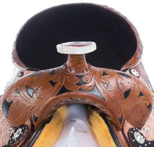 อานม้าขี่ม้าแบบอังกฤษสีน้ำตาลคุณภาพสูง ADEEFA สไตล์ตะวันตก ออกแบบอย่างชาญฉลาด ทำจากหนังแท้ ขนาดปรับแต่งได้ สำหรับการขี่ม้าเดรสสาจแบบอินเดีย - Product Image 4