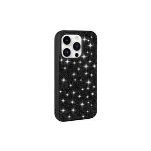 Carcasa Protectora de Silicona con Diseño de Diamantes de Imitación Brillantes de Lujo para iPhone 14 Pro, Cubierta Elegante con Electrochapado - Product Image 1