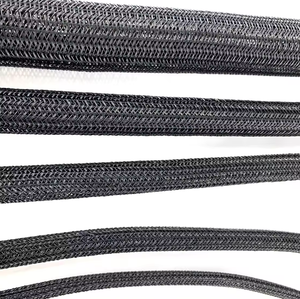 Telar de alambre trenzado dividido ignífugo PET para protección de cables - Product Image 4