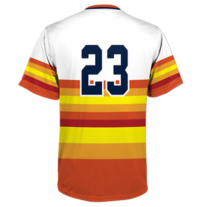 2023 nuevo estilo hombres cuello en V práctica sublimación personalizada béisbol Jersey Venta caliente diseño personalizado bordado Logo béisbol Jersey - Product Image 2