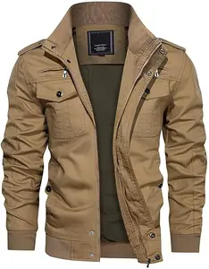 Chaqueta cortavientos para exteriores, chaqueta de bombardero cálida personalizada con aislamiento, chaqueta de invierno, chaqueta impermeable para hombres en varios colores - Product Image 1
