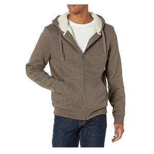 Sweat-shirt et sweat à capuche pour homme en tissu French Terry anti-froissement, polyester/coton, imprimé à l'écran, motif uni - Product Image 1