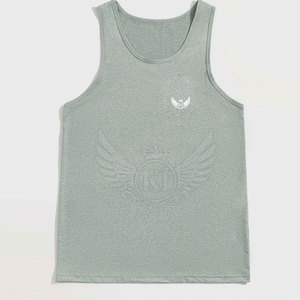 2024 nueva llegada camiseta sin mangas personalizada Color sólido camiseta sin mangas de secado rápido precio al por mayor camiseta sin mangas transpirable - Product Image 1